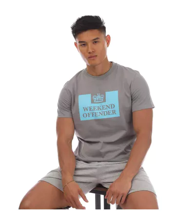 T-shirt Mcmoney Homme Gris Weekend Offender