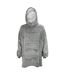 Mens Fleece Lined Blanket Hoodie | Shaggy Loungewear Top with Hood-3