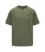 T-shirt Motif/style Logo Sur Poitrine Homme Kaki Chiné Chiné Everlast-1