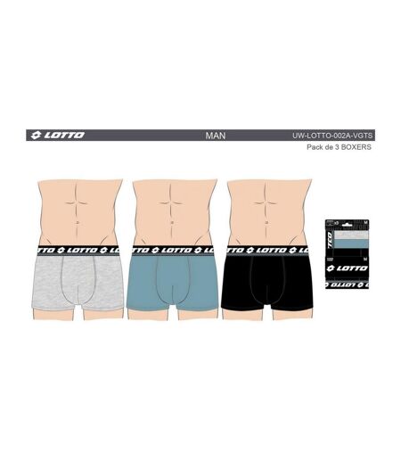 Boxer homme LOTTO - Pack de 3