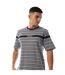 T-shirt Motif/style À Rayures Montesano Homme Bleu Marine Marshall Artist-4