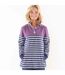 Sweat Motif/style Rayé Femme Bordeaux Lazy Jacks-2
