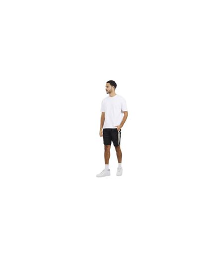 Mens Knitted Tape Shorts Jet Black Brave Soul