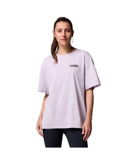 T-shirt Motif/style Imprimé Au Dos Femme Lavande Columbia