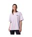 T-shirt Motif/style Imprimé Au Dos Femme Lavande Columbia-2