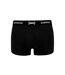 Boxers Motif/style Logo Basics Homme Noir Monotox-4