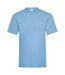 Mens Value Short Sleeve Casual T-Shirt (Light Blue)
