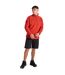 Mens Esk Colour Block Melange Half Zip Fleece Top Pimento Red Craghoppers-4