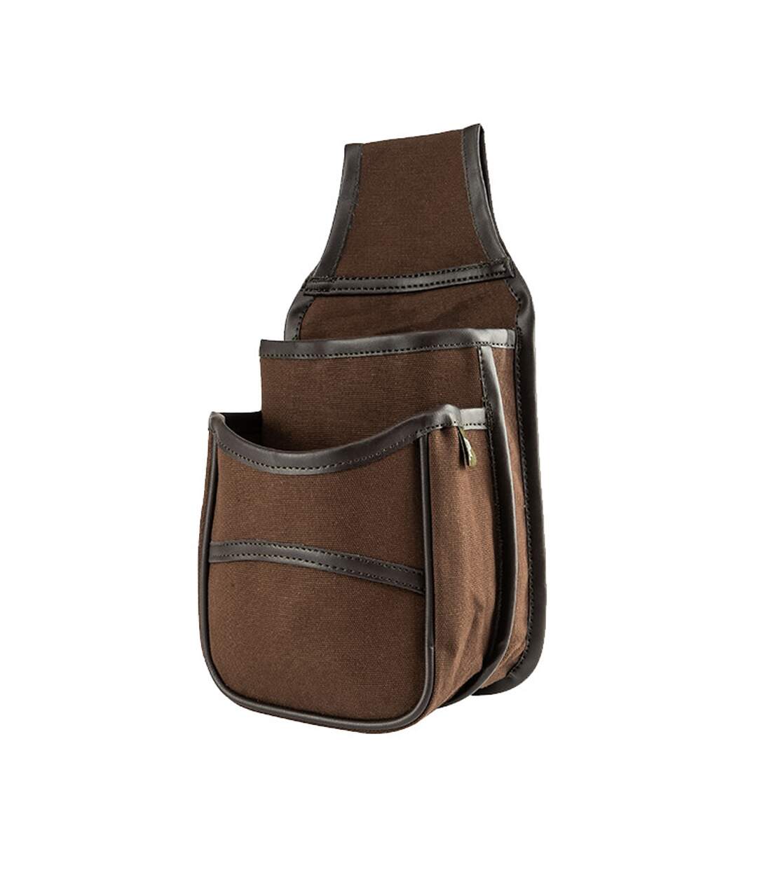 Plain Cotton Canvas Cartridge Pouch One Size Brown Jack Pyke-2