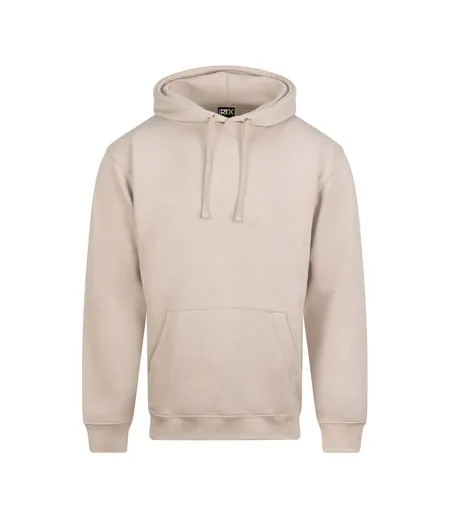 Sweat À Capuche Homme Beige Gris PRORTX