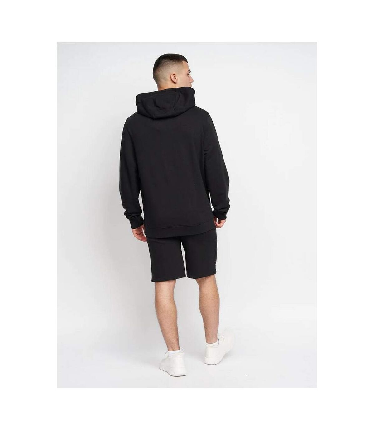 Crosshatch Mens Emmson Hoodie (Black)