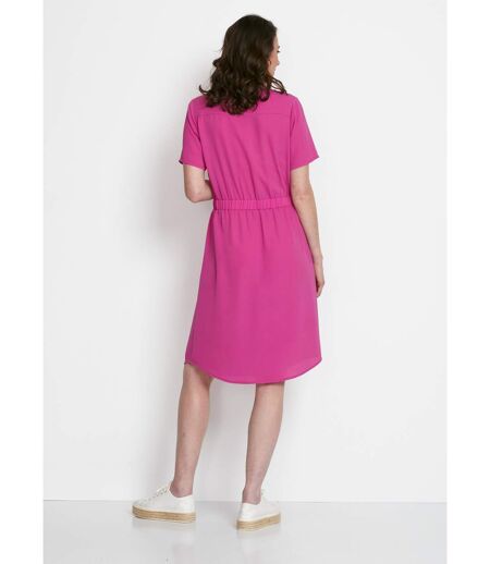 Robe courte droite taille élastiquée