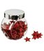 Lot de 100 Étoiles Déco Bocal 7cm Rouge-2
