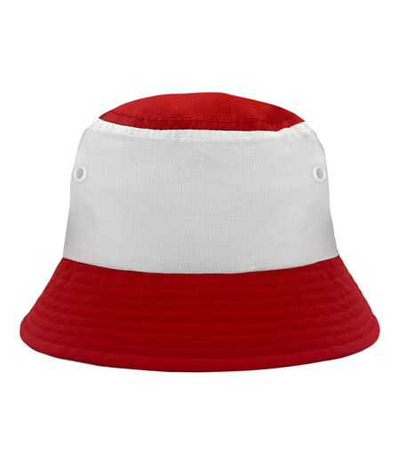 Bob Motif/style Contrasté Rangers Rouge Blanc Fan Originals