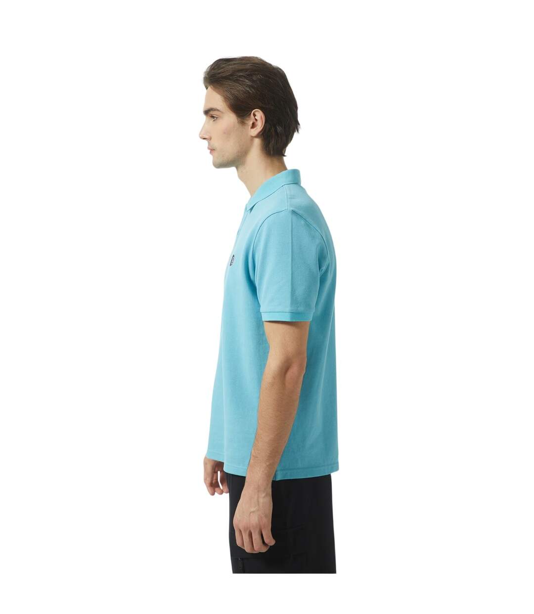 Mens Joe Micro Pique Golf Polo Shirt Blue Loyalti-4