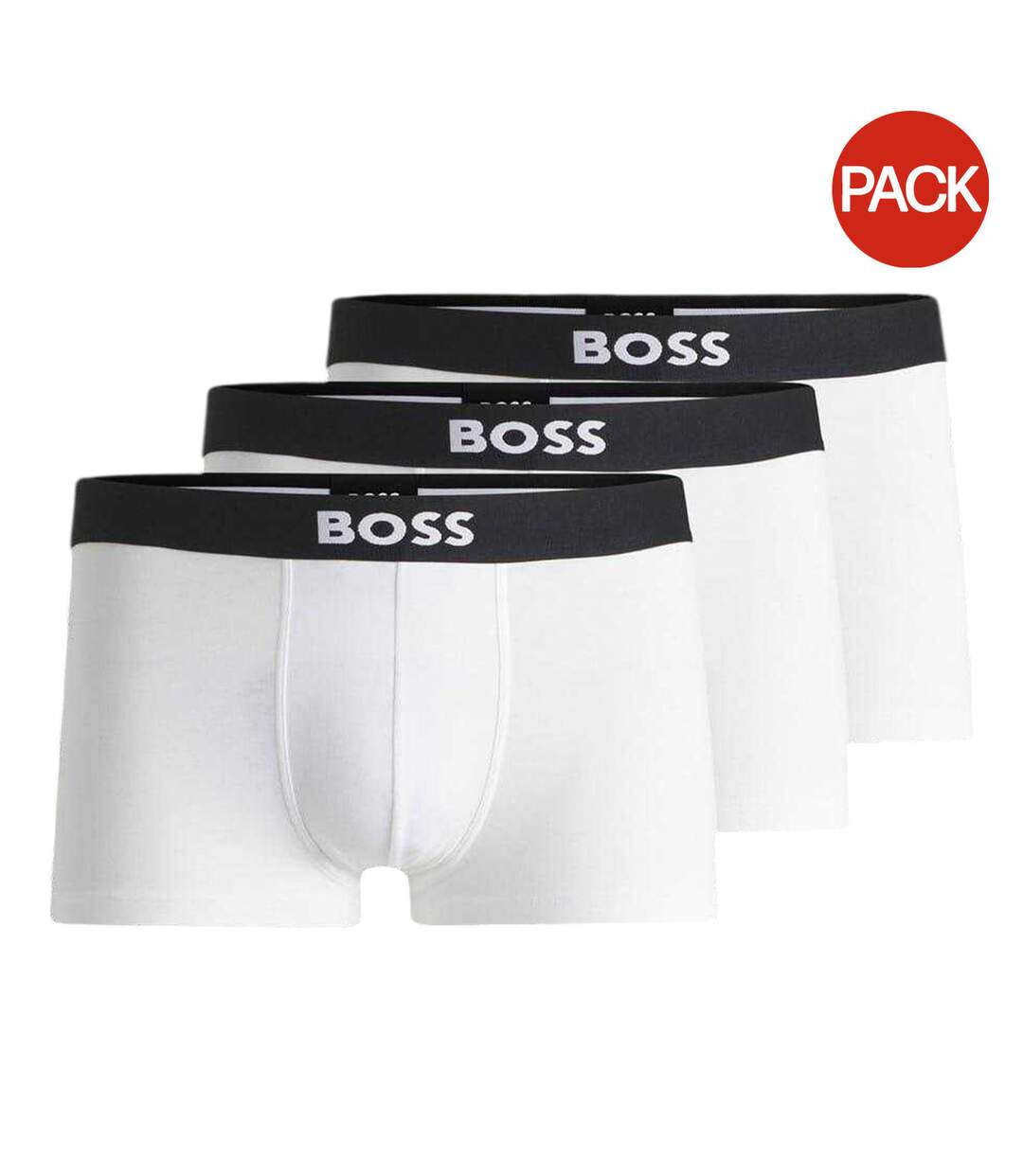 Lot De 3  Sous-vêtements Homme Blanc Boss-1