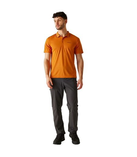 Polo de sport maverick homme orange sombre / cendre Regatta