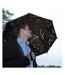 Parapluie transparent noir Etoiles