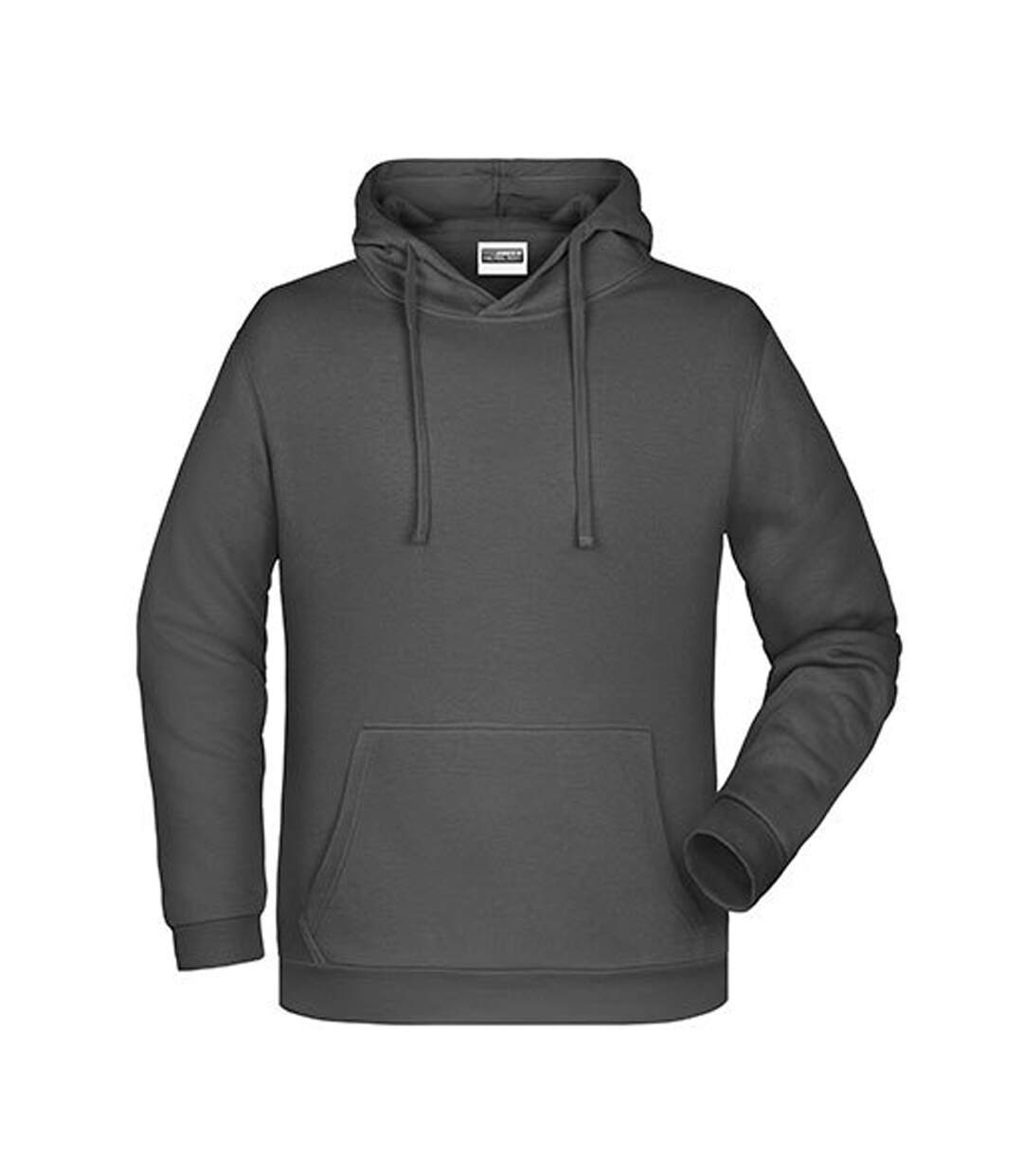 Sweat À Capuche Promo Homme Graphite James And Nicholson-1