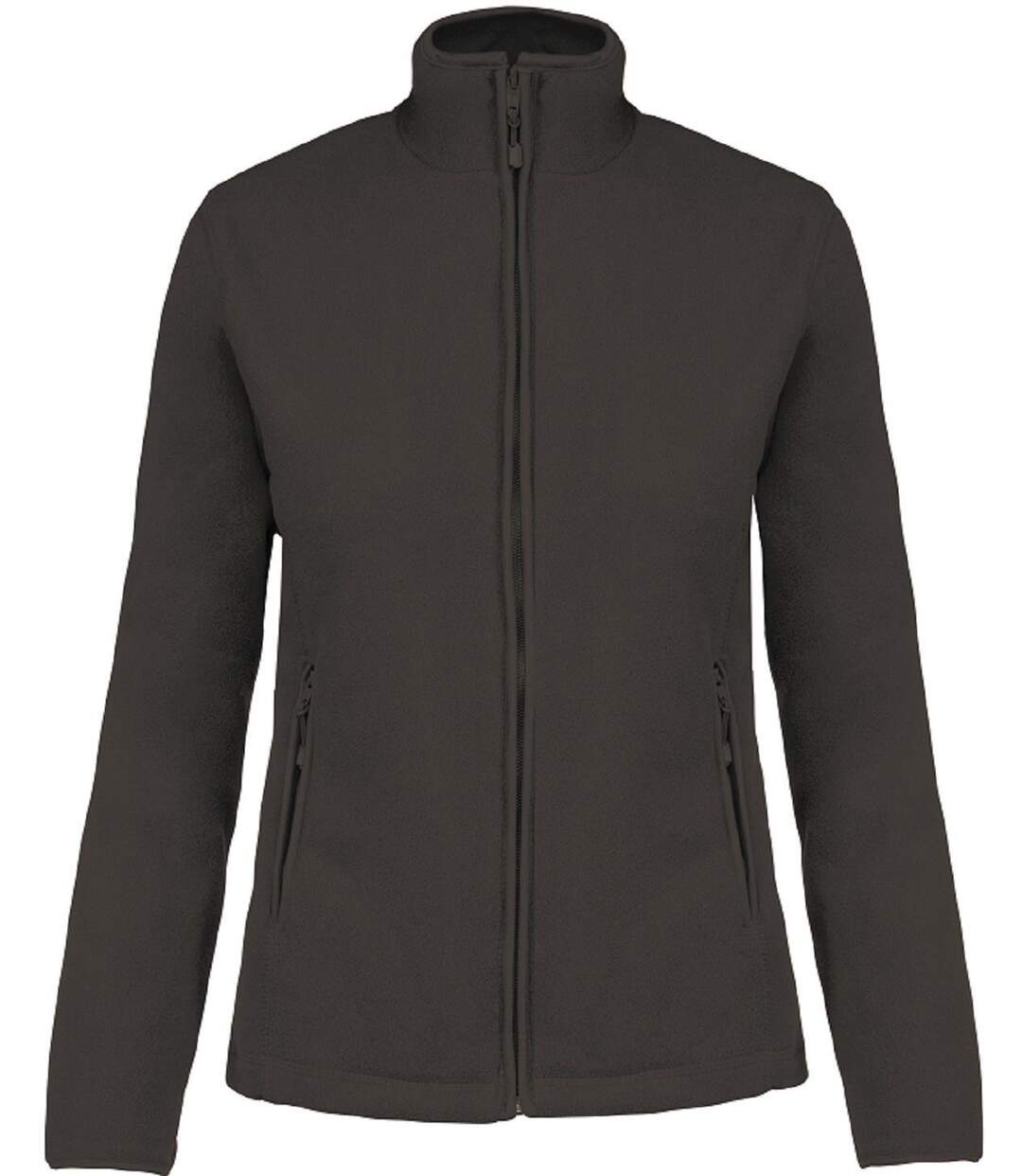 Veste micropolaire zippée - Femme - K907 - gris foncé