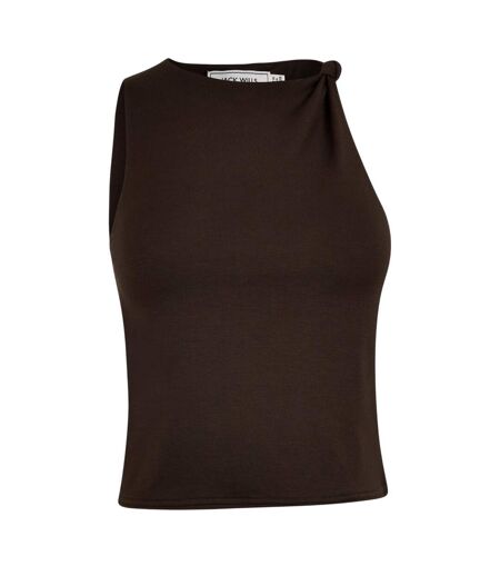 Débardeur Sans Manches Femme Marron Jack Wills