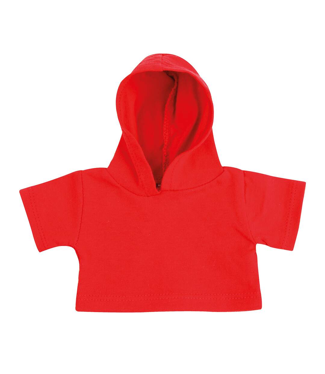 Hooded teddy t-shirt red Mumbles-1