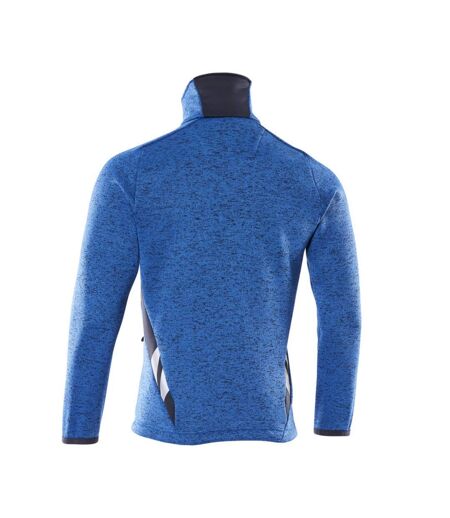 Mens Accelerate Knitted Jacket Azure Blue Dark Navy Mascot