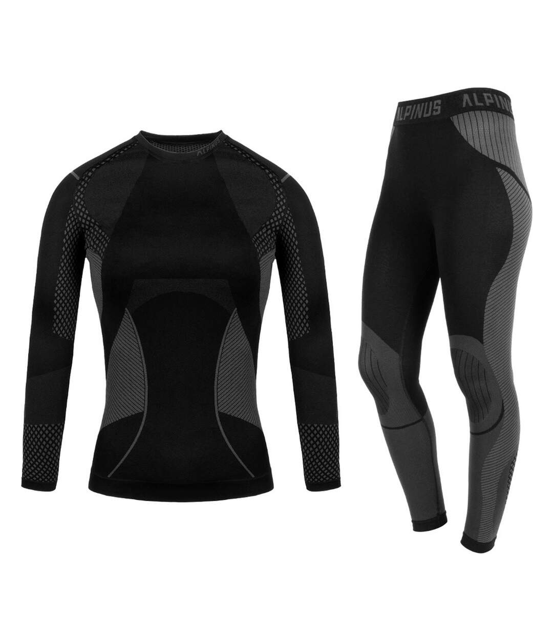 Ensemble Thermique Gt43253 Femme Gris Noir Alpinus-2