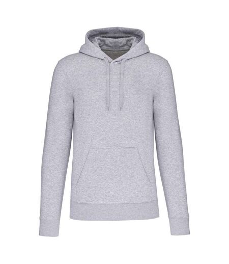 Sweat à capuche homme gris oxford Kariban