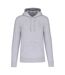 Sweat à capuche homme gris oxford Kariban