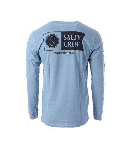 T-shirt Manches Longues Bleu Homme Salty Crew Alpha