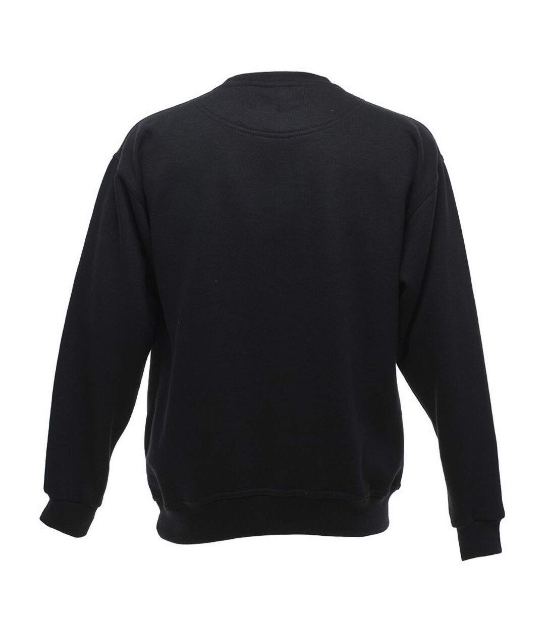 UCC 50/50 Mens Heavyweight Plain Set-In Sweatshirt Top (Black) - UTBC1193-2