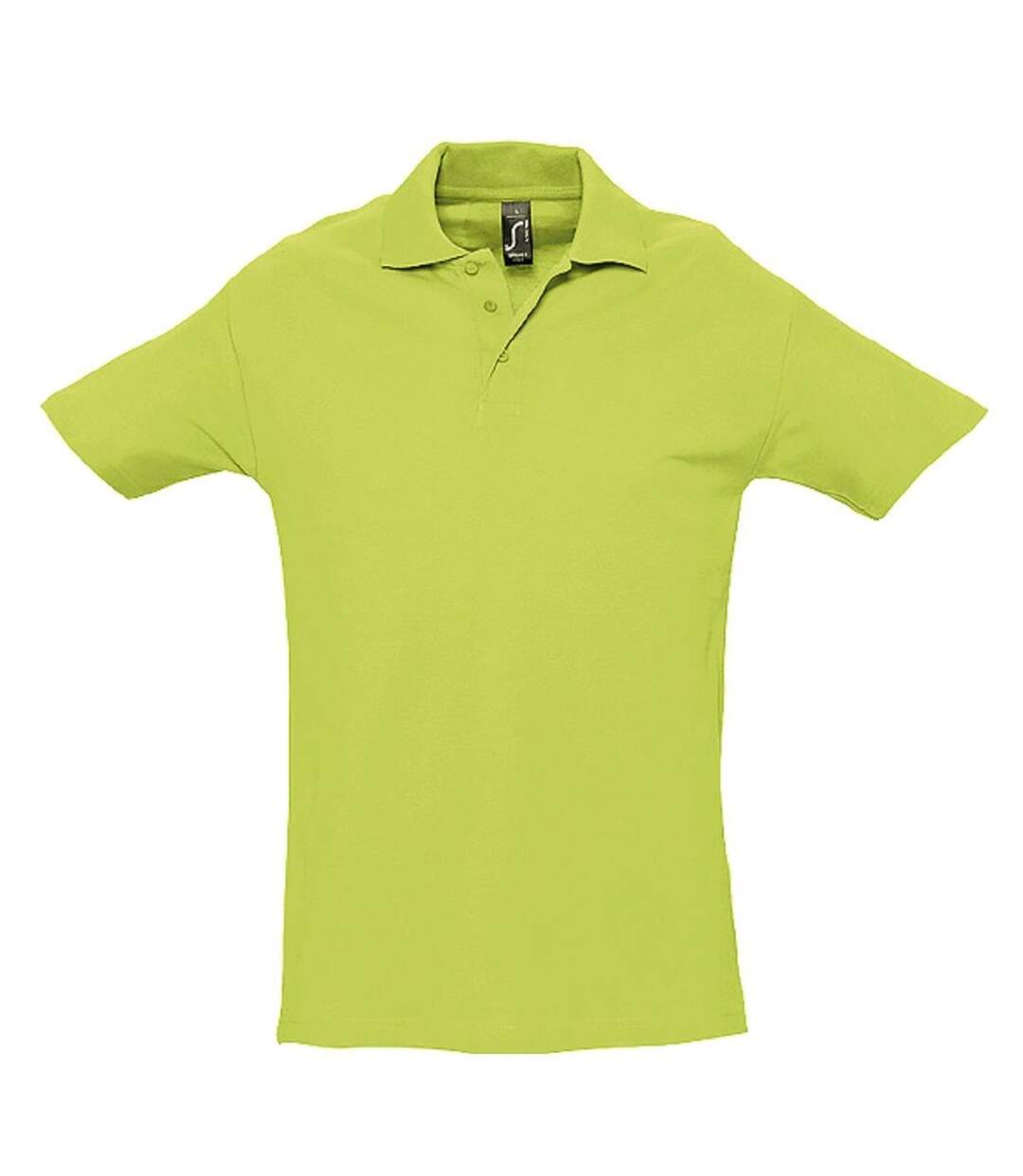 Polo manches courtes - Homme - 11362 - vert pomme-1