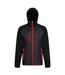 Veste Navigate Hybrid Homme Noir Rouge Classique Regatta-1