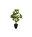 Plante Artificielle Palmier en Pot 105cm Vert & Noir