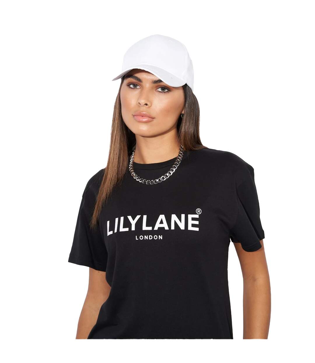 T-shirt Eliana Femme Noir Lily Lane-4
