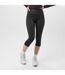 Legging Motif/style Court Femme Anthracite USA Pro-1