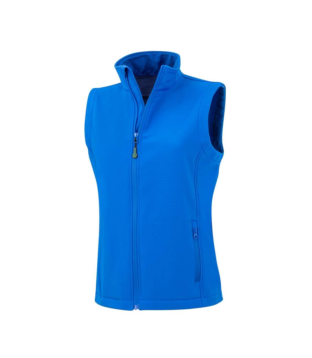 Womens/ladies softshell printable body warmer royal blue Result Genuine Recycled