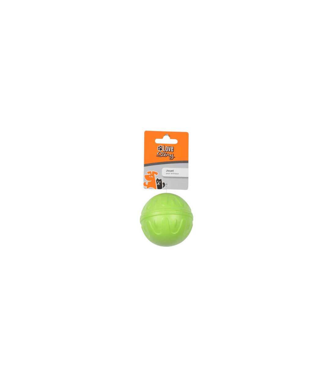 Jouet pour Chien Balle Fitness Eva 7cm Vert-2