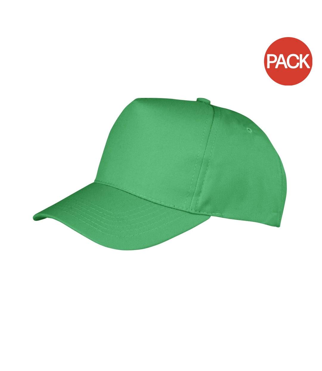 Lot de 2  casquettes boston adulte vert pomme Result