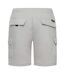 Short À Poches Bardon Homme Gris Pâle Crosshatch-2
