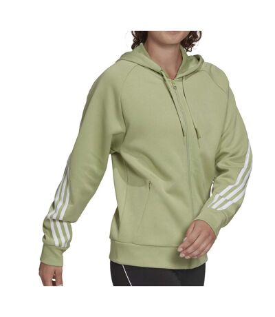 Sweat à Capuche Vert Femme Adidas HE1661