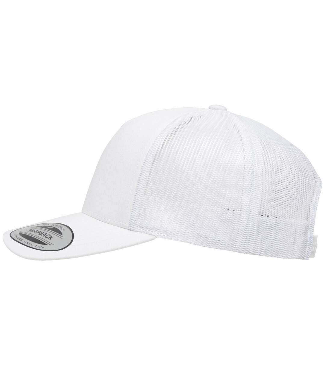 Casquette trucker flexfit blanc Yupoong-3