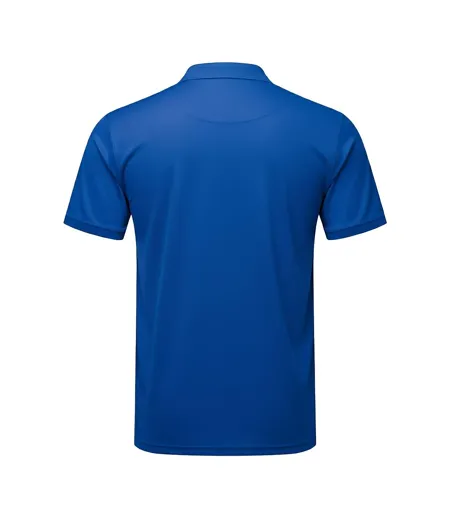 Mens Ion-charge Panelled Polo Shirt Royal Blue TriDri