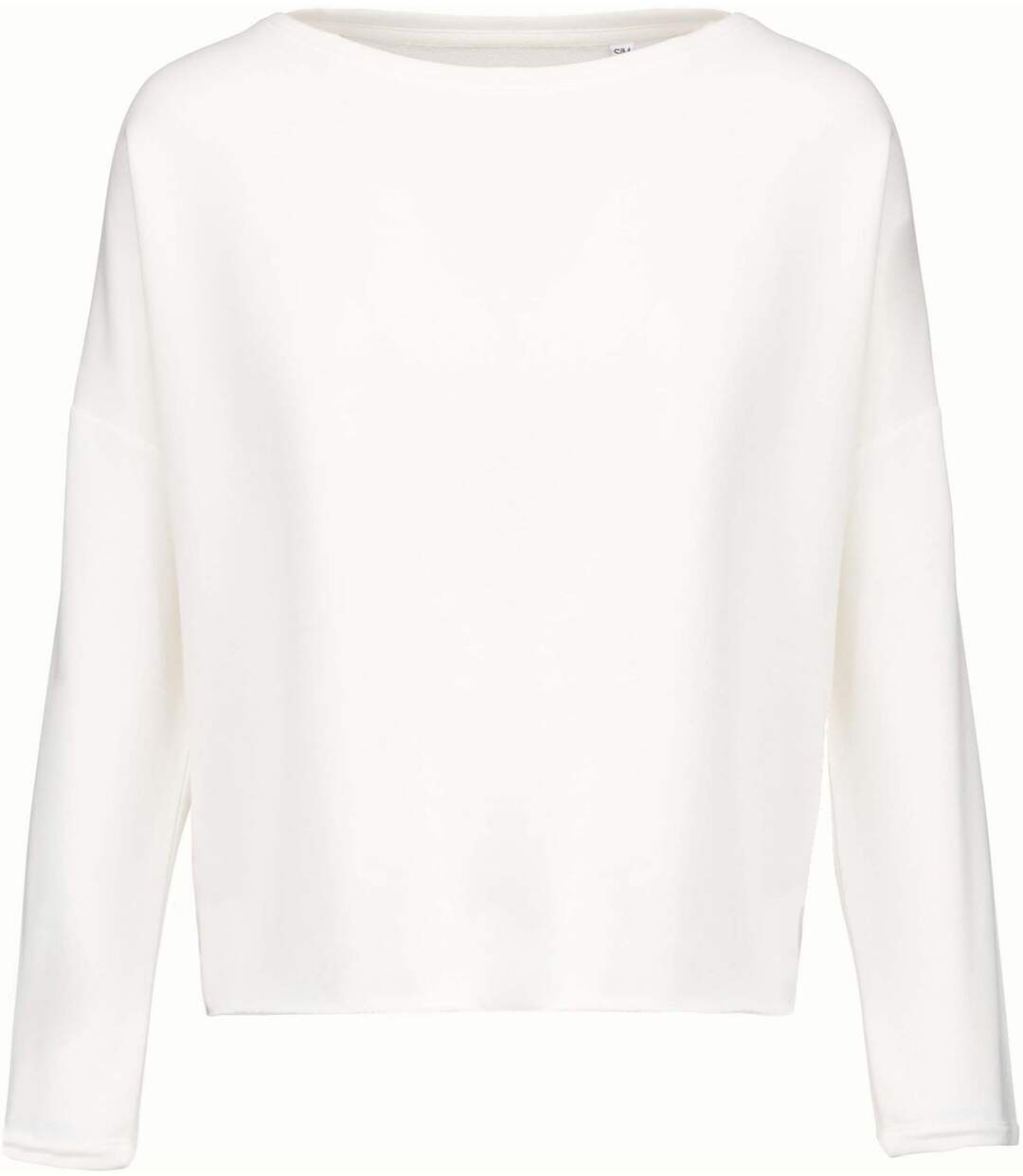 Sweat shirt femme Loose - K471 - blanc