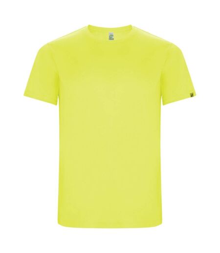 Roly Mens Imola Short-Sleeved Sports T-Shirt (Fluro Yellow)