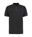 Mens workwear heather polo shirt graphite Kustom Kit