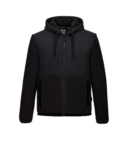 Portwest Mens KX3 Borg Fleece Jacket (Black)