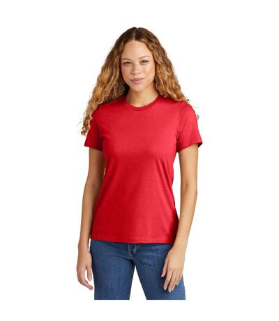 Womens/ladies Softstyle Cvc T-shirt Red Mist Gildan