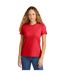 Gildan Womens/Ladies Softstyle CVC T-Shirt (Red Mist)